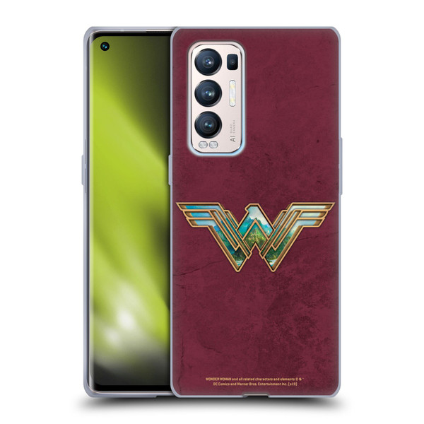 Wonder Woman Movie Logos Themiscyra Soft Gel Case for OPPO Find X3 Neo / Reno5 Pro+ 5G
