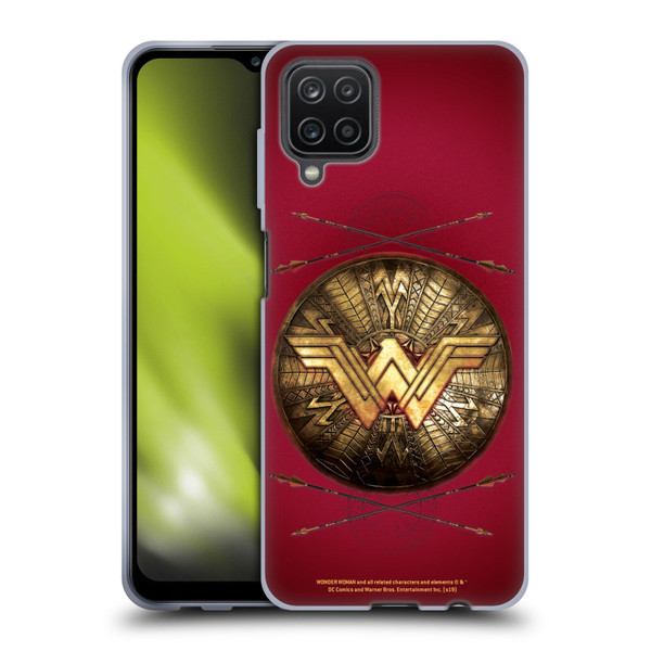 Wonder Woman Movie Logos Shield And Arrows Soft Gel Case for Samsung Galaxy A12 (2020)