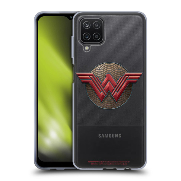 Wonder Woman Movie Logos Waves Soft Gel Case for Samsung Galaxy A12 (2020)