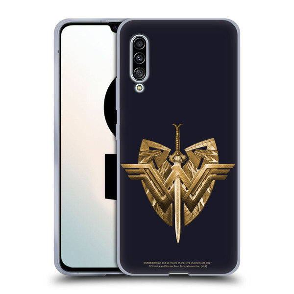 Wonder Woman Movie Logos Sword And Shield Soft Gel Case for Samsung Galaxy A90 5G (2019)