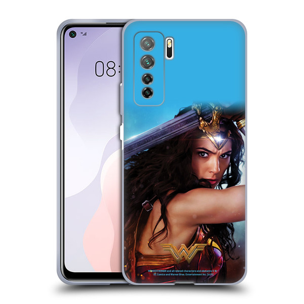 Wonder Woman Movie Posters Godkiller Sword 2 Soft Gel Case for Huawei Nova 7 SE/P40 Lite 5G