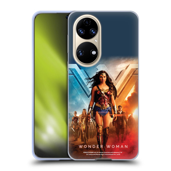 Wonder Woman Movie Posters Group Soft Gel Case for Huawei P50