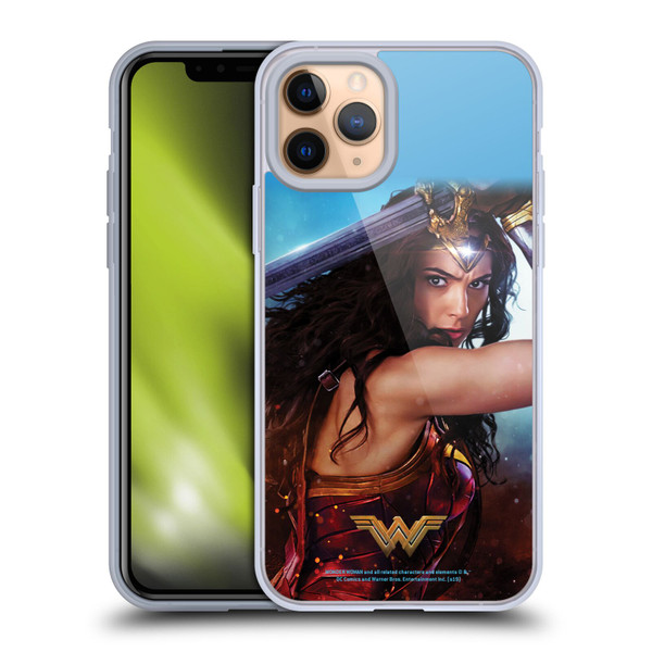 Wonder Woman Movie Posters Godkiller Sword 2 Soft Gel Case for Apple iPhone 11 Pro
