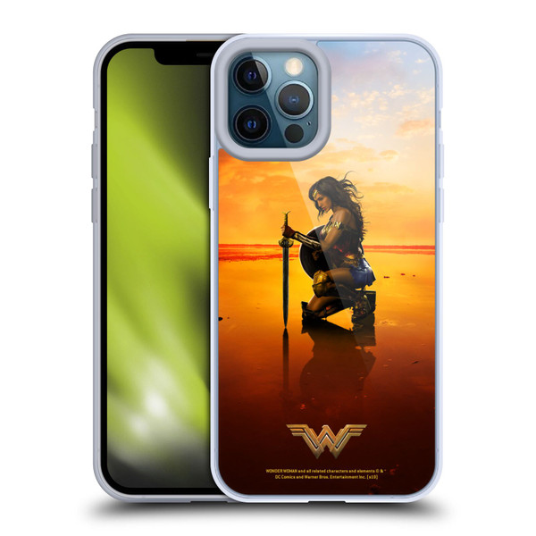 Wonder Woman Movie Posters Sword And Shield Soft Gel Case for Apple iPhone 12 Pro Max