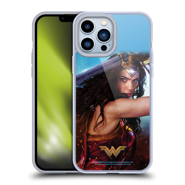 Wonder Woman Movie Posters Godkiller Sword 2 Soft Gel Case for Apple iPhone 13 Pro Max