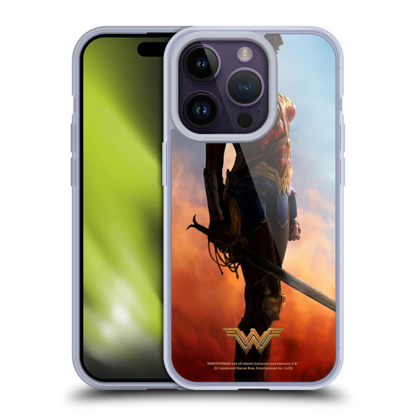 Wonder Woman Movie Posters Godkiller Sword Soft Gel Case for Apple iPhone 14 Pro