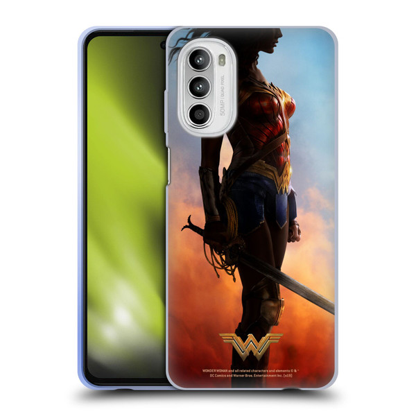 Wonder Woman Movie Posters Godkiller Sword Soft Gel Case for Motorola Moto G52