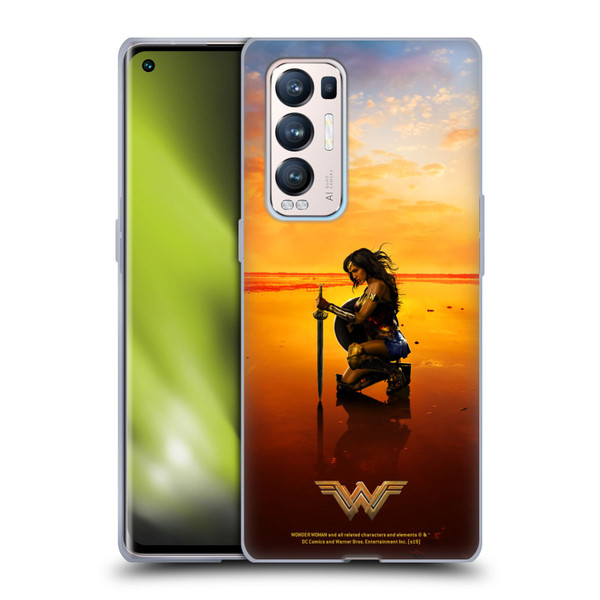 Wonder Woman Movie Posters Sword And Shield Soft Gel Case for OPPO Find X3 Neo / Reno5 Pro+ 5G