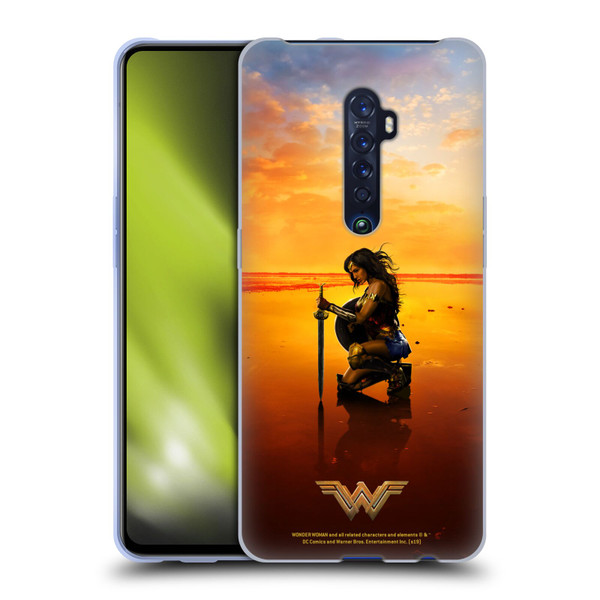 Wonder Woman Movie Posters Sword And Shield Soft Gel Case for OPPO Reno 2