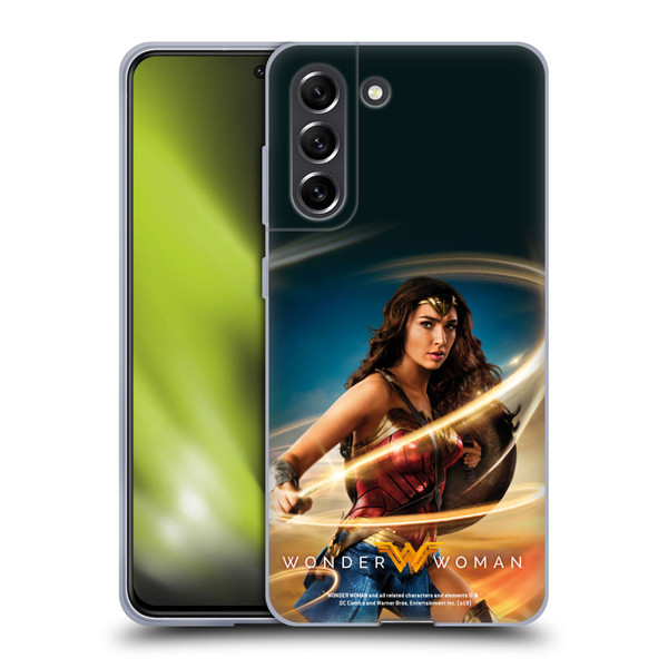 Wonder Woman Movie Posters Lasso Of Truth Soft Gel Case for Samsung Galaxy S21 FE 5G