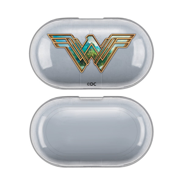 Wonder Woman Movie Key Art Themiscyra Clear Hard Crystal Cover Case for Samsung Galaxy Buds / Buds Plus
