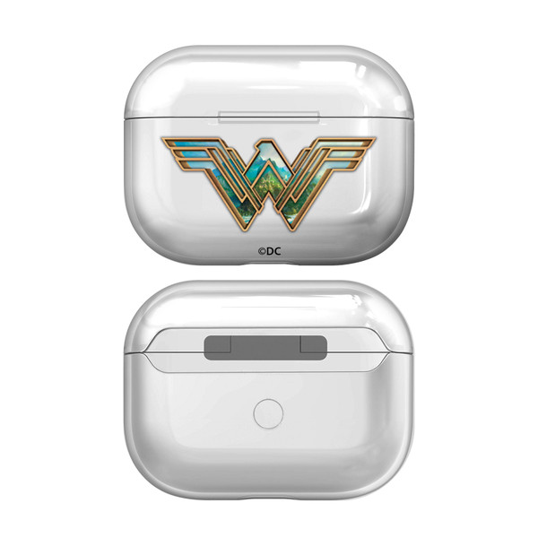 Wonder Woman Movie Key Art Themiscyra Clear Hard Crystal Cover Case for Apple AirPods Pro Charging Case