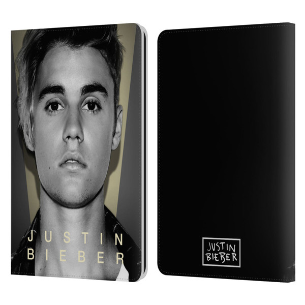 Justin Bieber Purpose B&w What Do You Mean Shot Leather Book Wallet Case Cover For Amazon Kindle Paperwhite 1 / 2 / 3