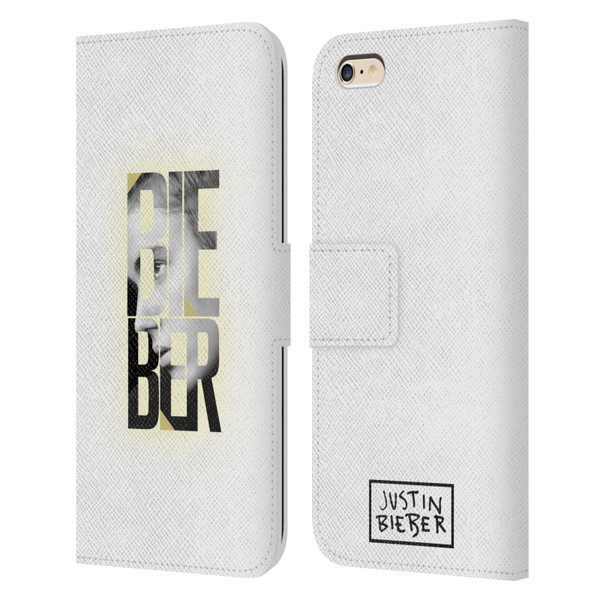 Justin Bieber Purpose B&w Mirror Calendar Text Leather Book Wallet Case Cover For Apple iPhone 6 Plus / iPhone 6s Plus