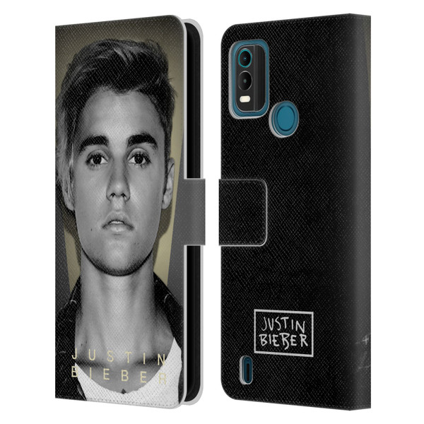 Justin Bieber Purpose B&w What Do You Mean Shot Leather Book Wallet Case Cover For Nokia G11 Plus