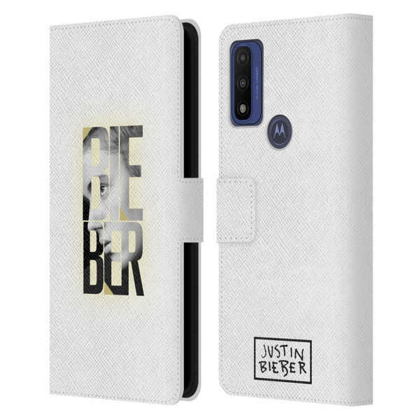 Justin Bieber Purpose B&w Mirror Calendar Text Leather Book Wallet Case Cover For Motorola G Pure