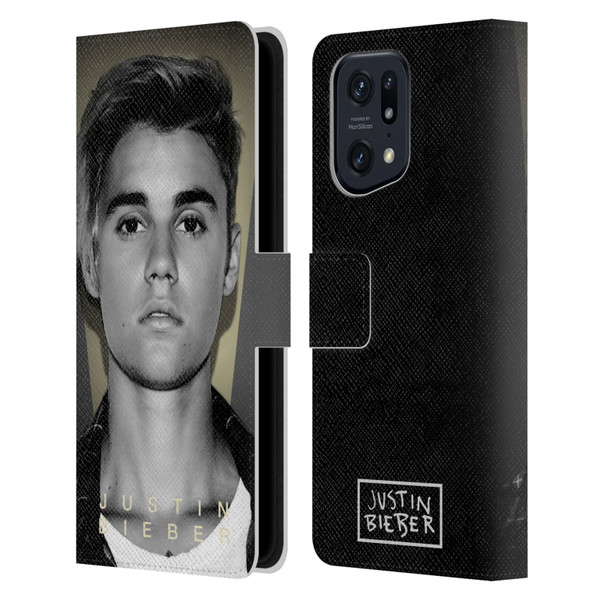 Justin Bieber Purpose B&w What Do You Mean Shot Leather Book Wallet Case Cover For OPPO Find X5 Pro