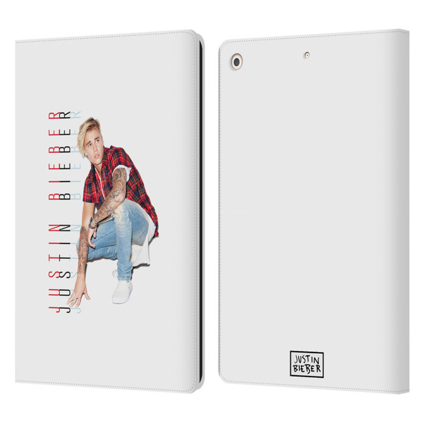 Justin Bieber Purpose Calendar Photo And Text Leather Book Wallet Case Cover For Apple iPad 10.2 2019/2020/2021