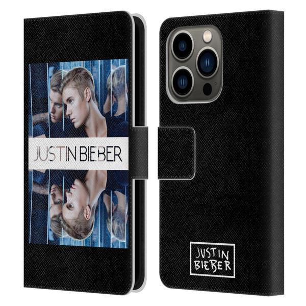 Justin Bieber Purpose Mirrored Leather Book Wallet Case Cover For Apple iPhone 14 Pro