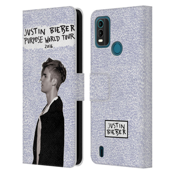 Justin Bieber Purpose World Tour 2016 Leather Book Wallet Case Cover For Nokia G11 Plus