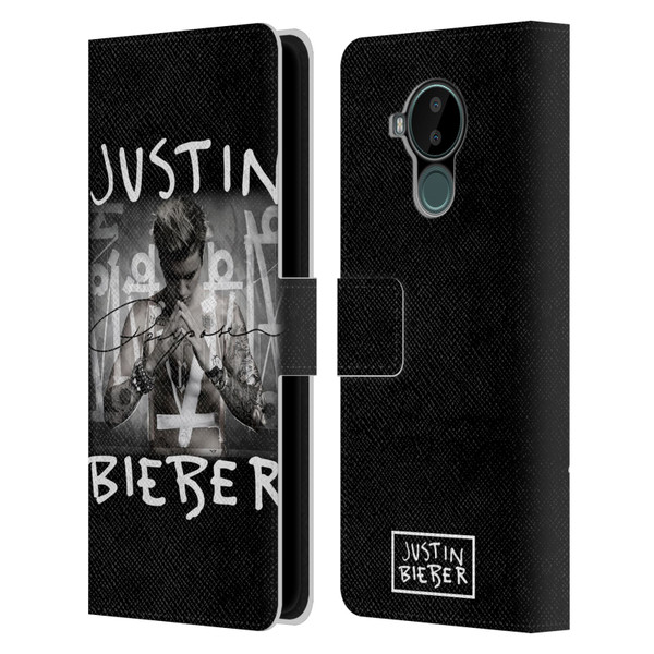 Justin Bieber Purpose Album Cover Leather Book Wallet Case Cover For Nokia C30