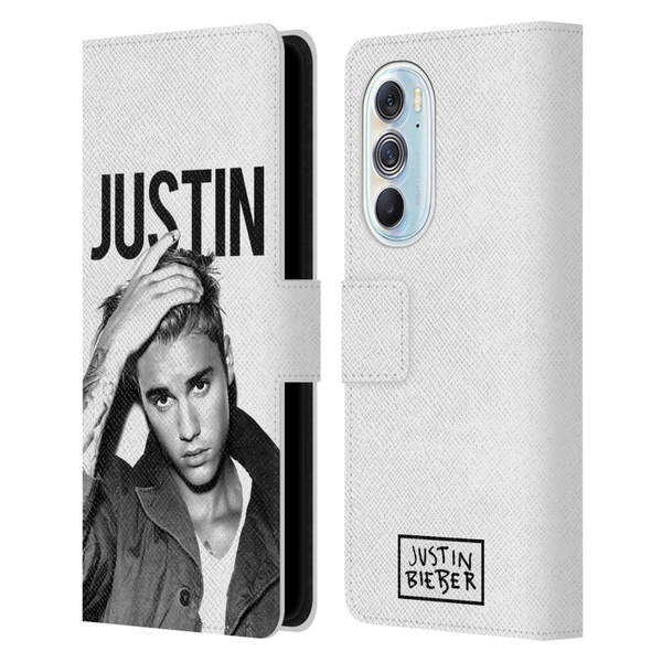 Justin Bieber Purpose Calendar Black And White Leather Book Wallet Case Cover For Motorola Edge X30