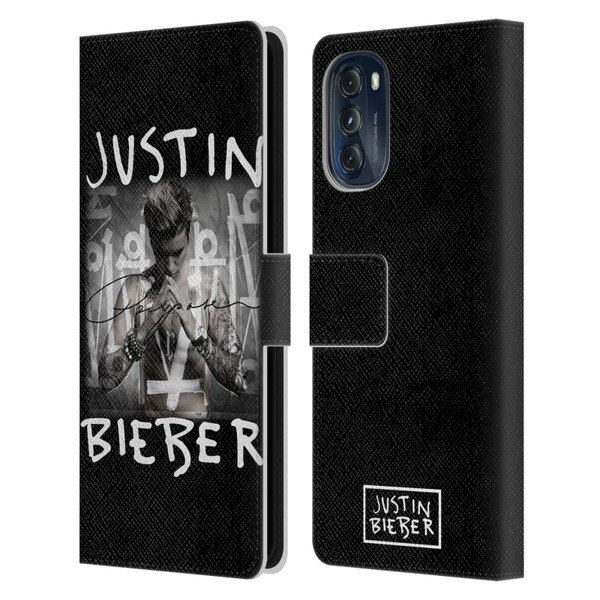Justin Bieber Purpose Album Cover Leather Book Wallet Case Cover For Motorola Moto G (2022)