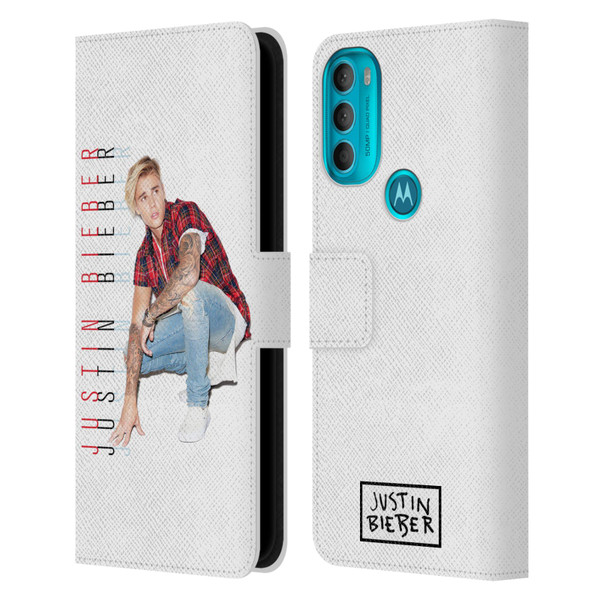 Justin Bieber Purpose Calendar Photo And Text Leather Book Wallet Case Cover For Motorola Moto G71 5G