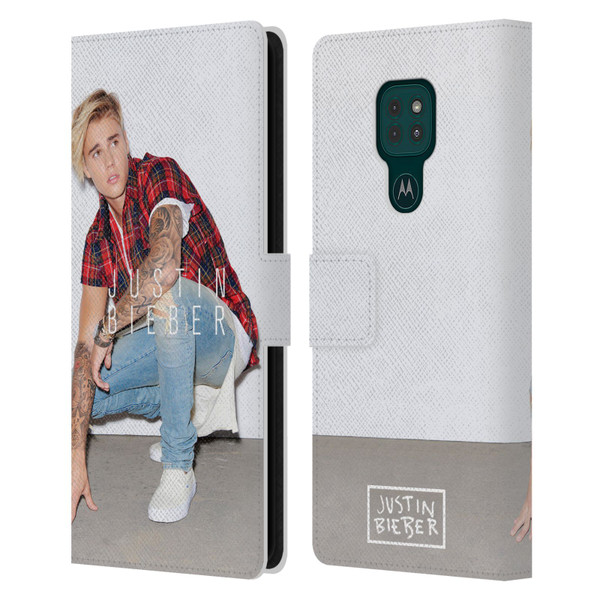 Justin Bieber Purpose Calendar Photo Leather Book Wallet Case Cover For Motorola Moto G9 Play