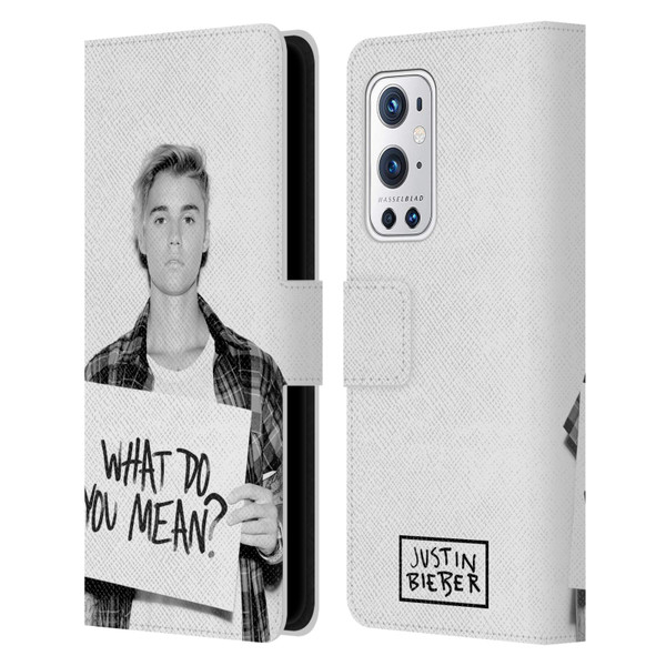 Justin Bieber Purpose What Do You Mean Photo Leather Book Wallet Case Cover For OnePlus 9 Pro