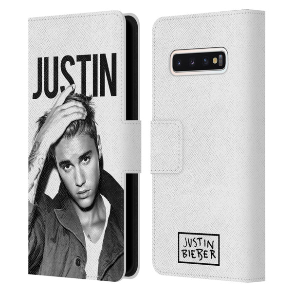 Justin Bieber Purpose Calendar Black And White Leather Book Wallet Case Cover For Samsung Galaxy S10