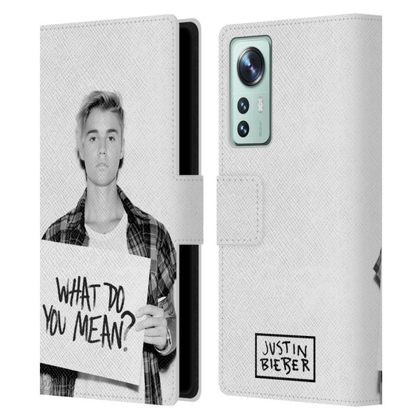 Justin Bieber Purpose What Do You Mean Photo Leather Book Wallet Case Cover For Xiaomi 12