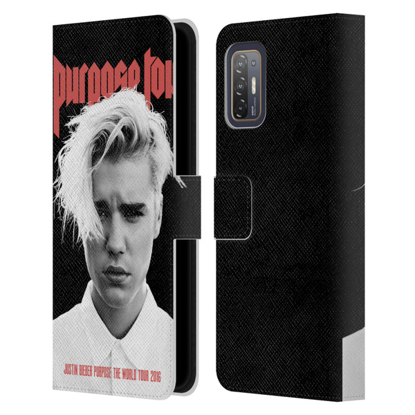 Justin Bieber Tour Merchandise Purpose Poster Leather Book Wallet Case Cover For HTC Desire 21 Pro 5G