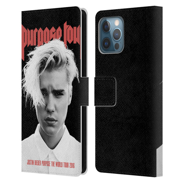 Justin Bieber Tour Merchandise Purpose Poster Leather Book Wallet Case Cover For Apple iPhone 12 Pro Max