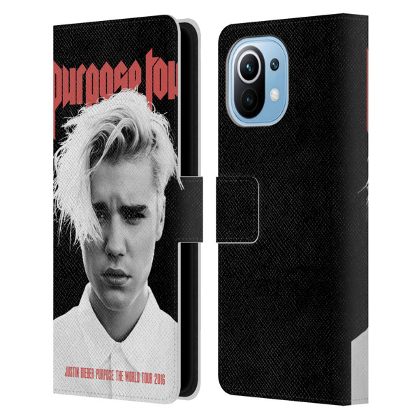 Justin Bieber Tour Merchandise Purpose Poster Leather Book Wallet Case Cover For Xiaomi Mi 11