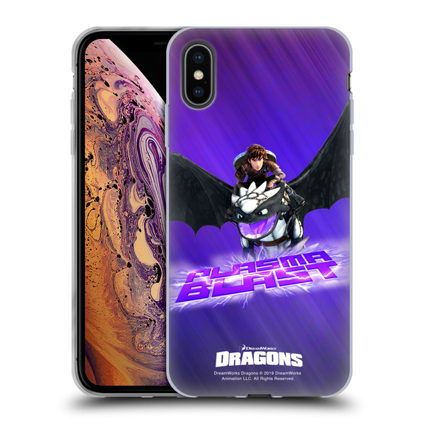 How To Train Your Dragon II Hiccup And Toothless Plasma Blast Soft Gel Case for Apple iPhone XS Max