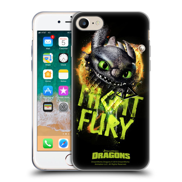 How To Train Your Dragon II Toothless Night Fury Soft Gel Case for Apple iPhone 7 / 8 / SE 2020 & 2022