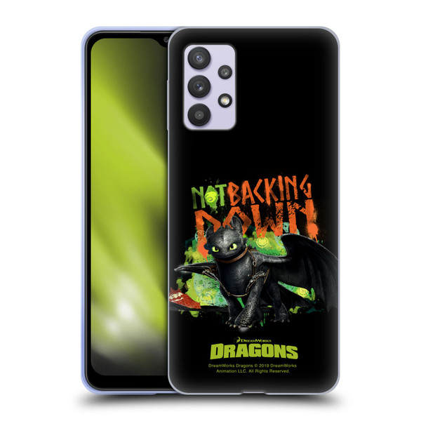 How To Train Your Dragon II Toothless Not Backing Down Soft Gel Case for Samsung Galaxy A32 5G / M32 5G (2021)