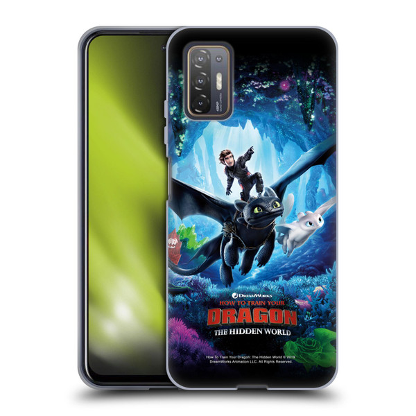 How To Train Your Dragon III The Hidden World Hiccup, Toothless & Light Fury 2 Soft Gel Case for HTC Desire 21 Pro 5G