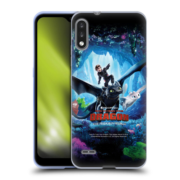 How To Train Your Dragon III The Hidden World Hiccup, Toothless & Light Fury 2 Soft Gel Case for LG K22