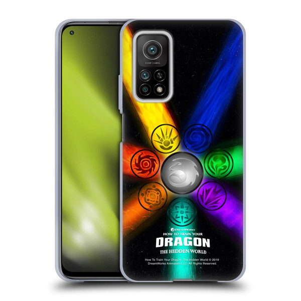 How To Train Your Dragon III Icon Art Group Light Soft Gel Case for Xiaomi Mi 10T 5G