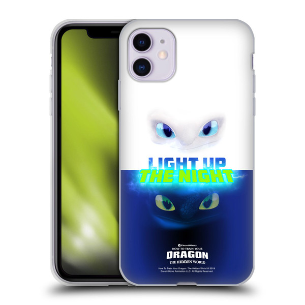 How To Train Your Dragon III Night And Light Toothless & Light Fury Soft Gel Case for Apple iPhone 11