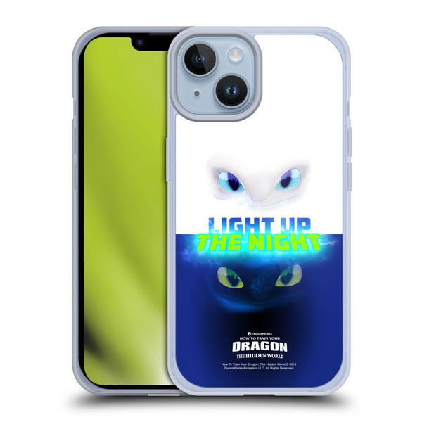 How To Train Your Dragon III Night And Light Toothless & Light Fury Soft Gel Case for Apple iPhone 14