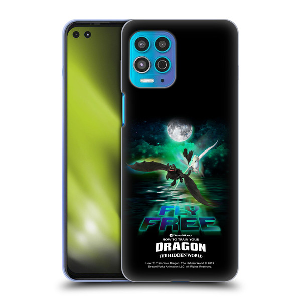 How To Train Your Dragon III Night And Light Toothless & Light Fury Fly Soft Gel Case for Motorola Moto G100