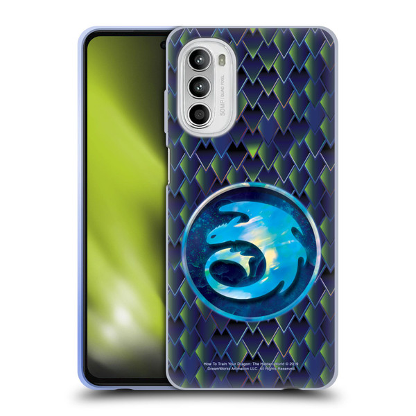 How To Train Your Dragon III Night And Light Night Dragonscale Pattern Soft Gel Case for Motorola Moto G52