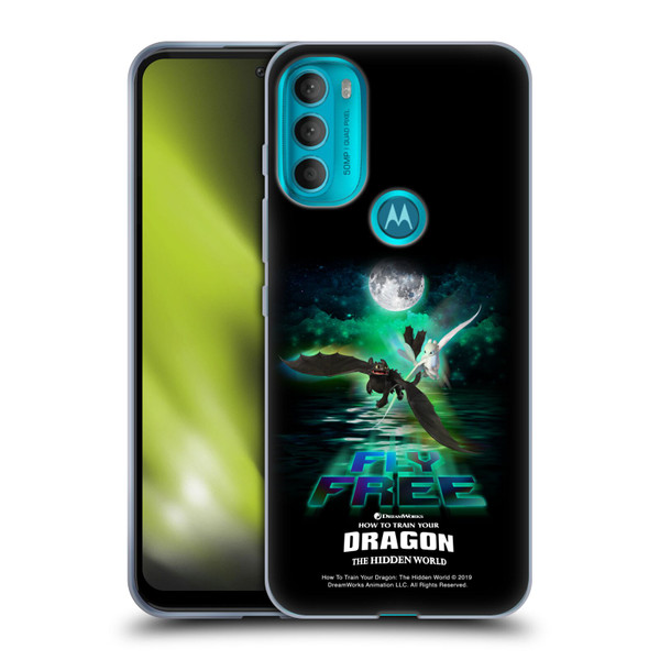 How To Train Your Dragon III Night And Light Toothless & Light Fury Fly Soft Gel Case for Motorola Moto G71 5G