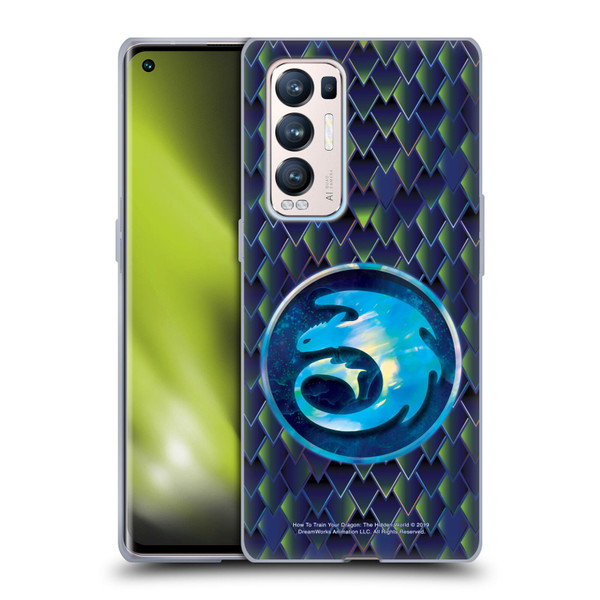 How To Train Your Dragon III Night And Light Night Dragonscale Pattern Soft Gel Case for OPPO Find X3 Neo / Reno5 Pro+ 5G