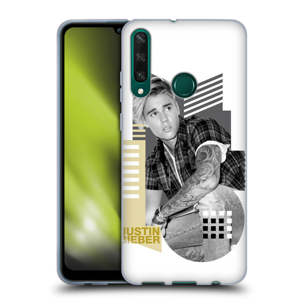 Justin Bieber Purpose B&w Calendar Geometric Collage Soft Gel Case for Huawei Y6p