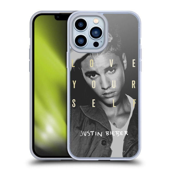 Justin Bieber Purpose B&w Love Yourself Soft Gel Case for Apple iPhone 13 Pro Max