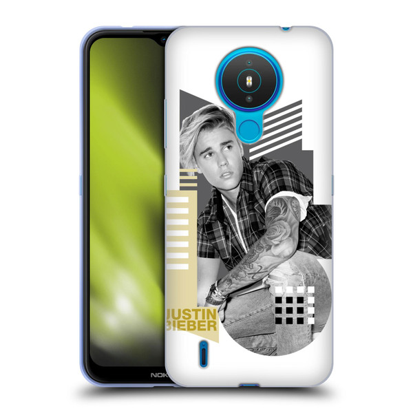 Justin Bieber Purpose B&w Calendar Geometric Collage Soft Gel Case for Nokia 1.4